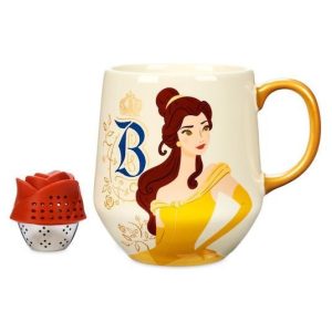 Taza con difusor té Disney 2 piezas - LA BELLA Y LA BESTIA
